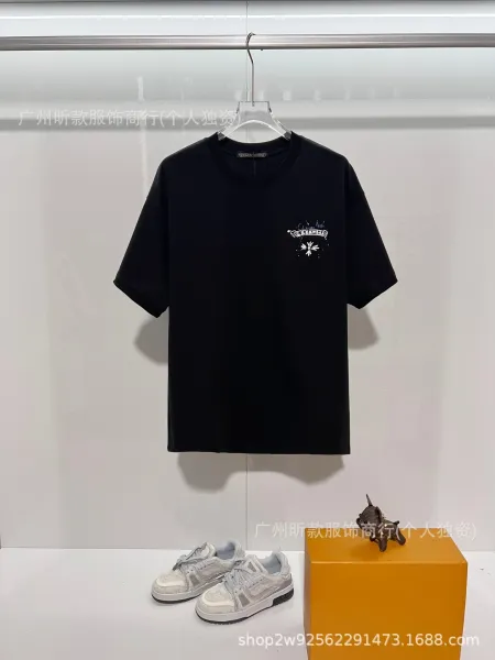 Chrome Hearts Logo Print White T-Shirt - 6