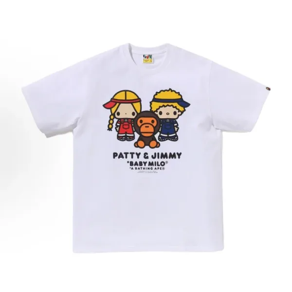 A Bathing Ape x Patty & Jimmy Baby Milo White T-Shirt - 1