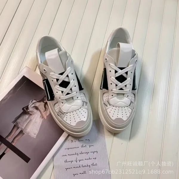 Dior B23 Low-Top Perforated White Gray Sneakers - 21