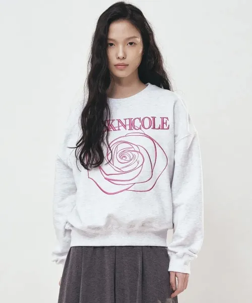 NickNicole Rose Graphic Hoodie White - 27