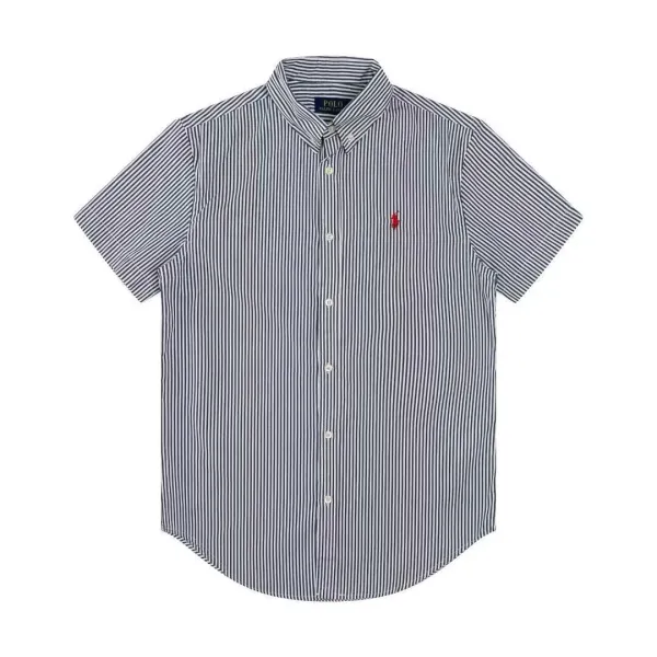 Polo Ralph Lauren Striped Short-Sleeve Button-Down Shirt - 9