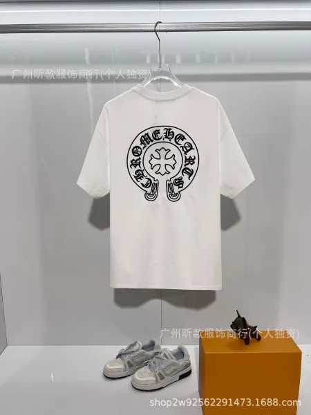 Chrome Hearts Logo Print White T-Shirt - 9