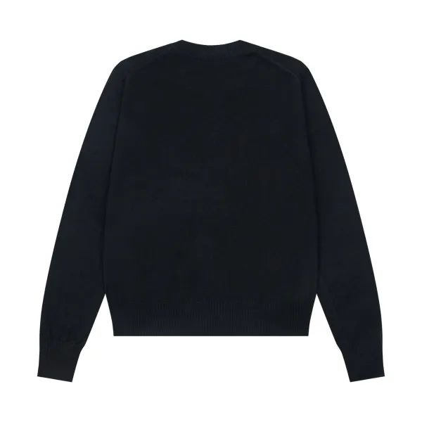 Maison Kitsuné Fox Embroidered Turtleneck Sweater Gray - 12