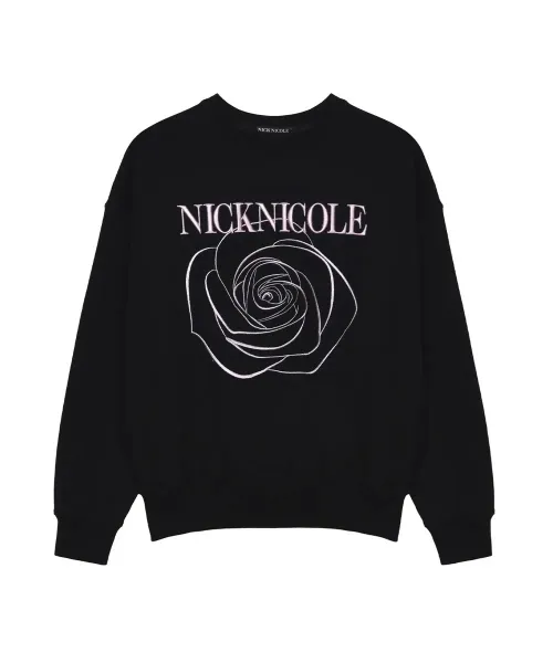 NickNicole Rose Graphic Hoodie White - 16
