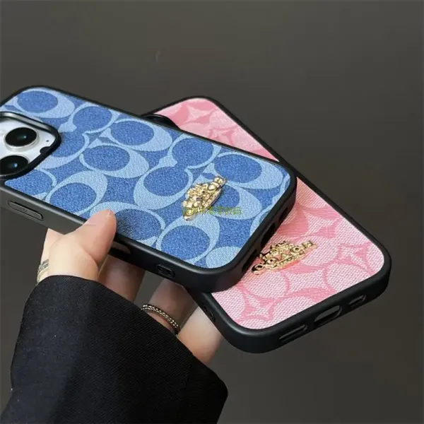 Coach Signature Print iPhone 14 Pro Max Case Beige Phone-Case - 15