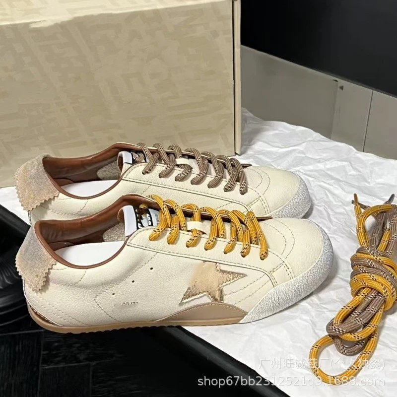 Golden Goose Superstar Pink Suede with Silver Star Sneakers - 14