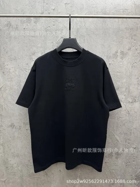 Loewe Anagram Embroidered Black T-Shirt - 8
