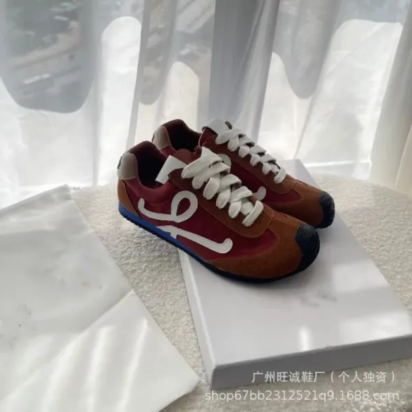 Off-White Diagonal Arrow Low-Top Sneakers Burgundy Brown - 11