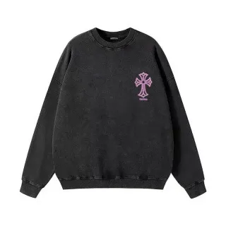 Gallery Dept. Cross Print Washed Black Hoodie - 16