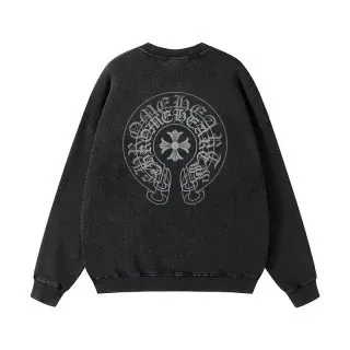 Gallery Dept. Cross Print Washed Black Hoodie - 21