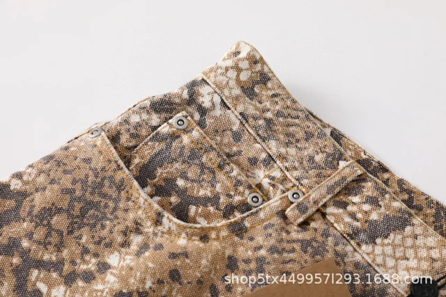 Unbranded Jeans Snake-Print Wide-Leg product detail image 7