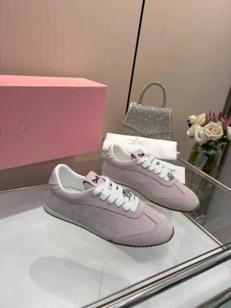 Chloé Susanna Sneakers Dusty Pink Suede Sneakers - 4