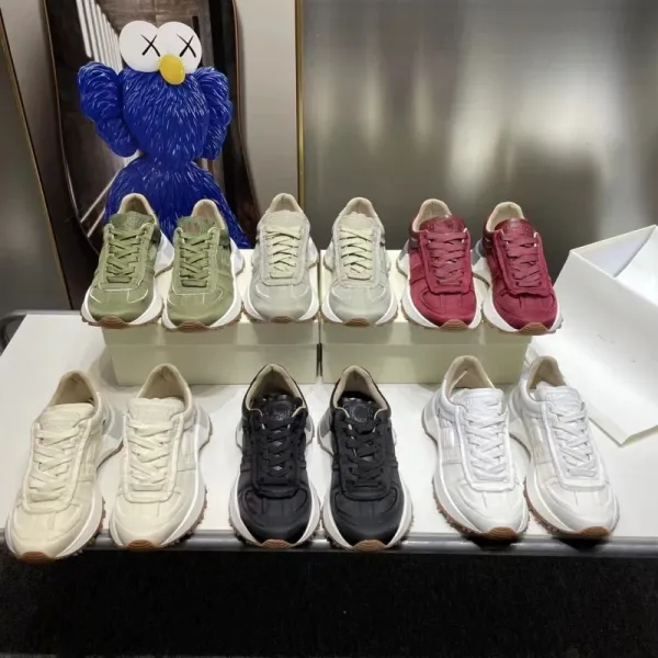 Off-White Diagonal Arrow Sneakers Beige Chunky Sneakers - 11