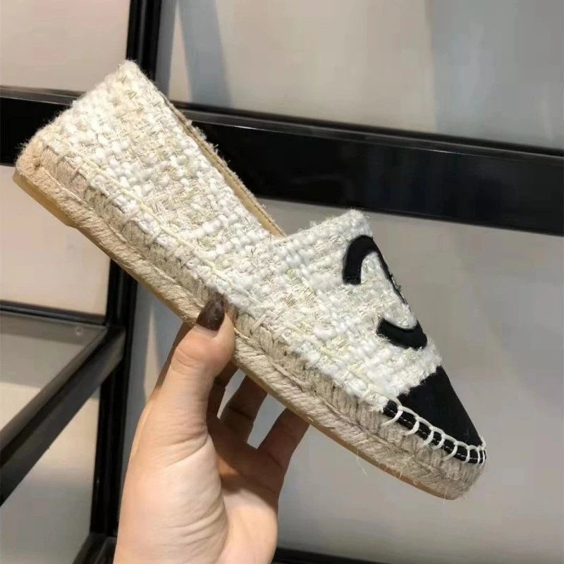 Dior J'Adior Espadrille Multicolor Tweed Loafers - 9