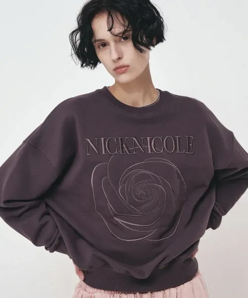 NickNicole Rose Graphic Hoodie White - 38