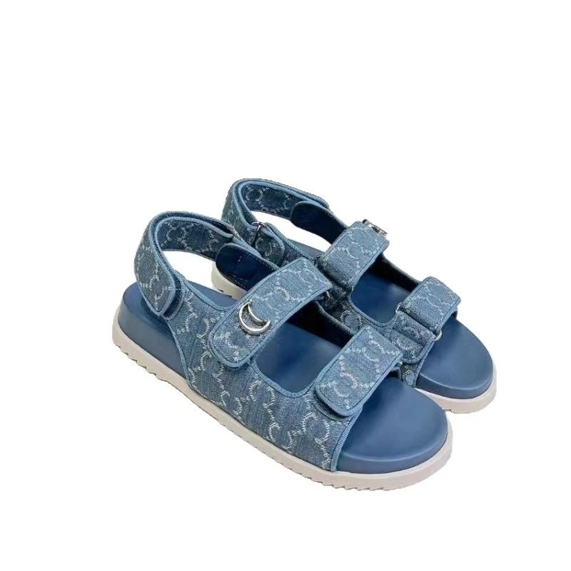 Unbranded Sandals Double hook-and-loop strap slingback image 5
