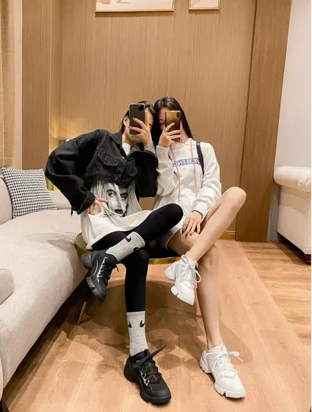 Dior B23 Low Beige Chunky Sneakers - 5