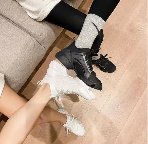 Dior B23 Low Beige Chunky Sneakers - 13