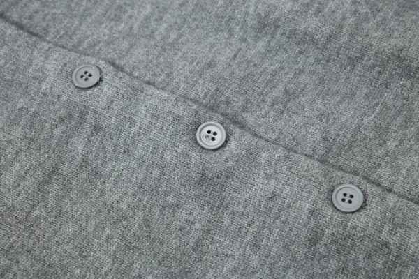 Mian Litt Olive Green Cropped Knit Cardigan - 14