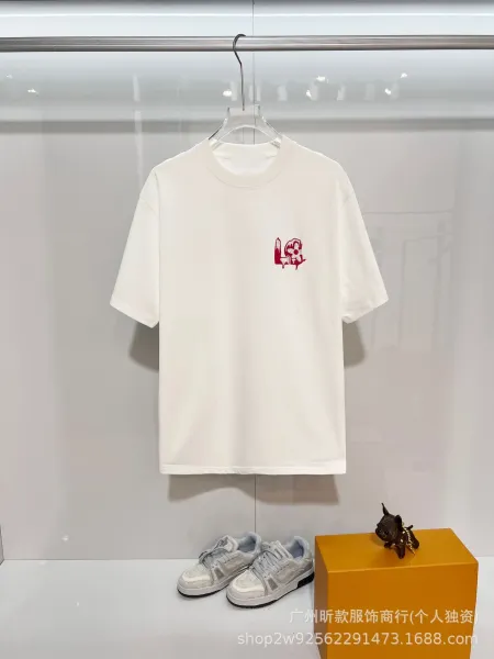 Versace V-Lovers Cat Embroidery White T-Shirt - 13