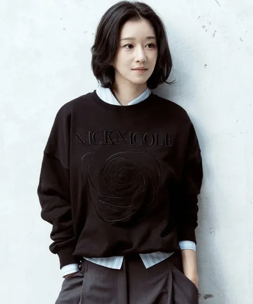 NickNicole Rose Graphic Hoodie White - 45