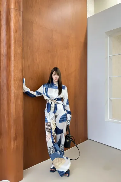 Fendi FF Logo Patchwork Shirt and Pants Set Multicolor - 7