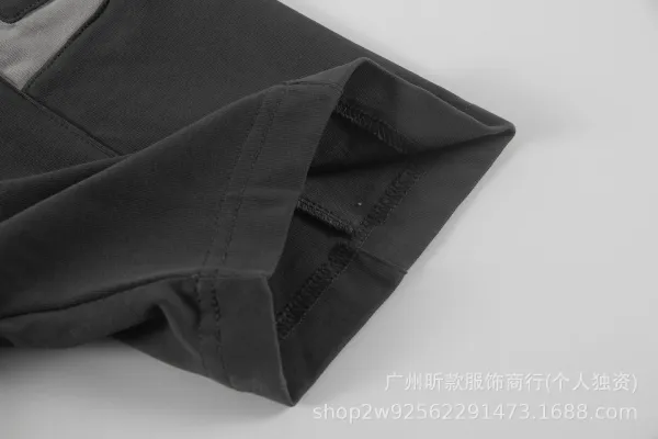 Wardrobe 8 Logo Panel T-Shirt Black - 13