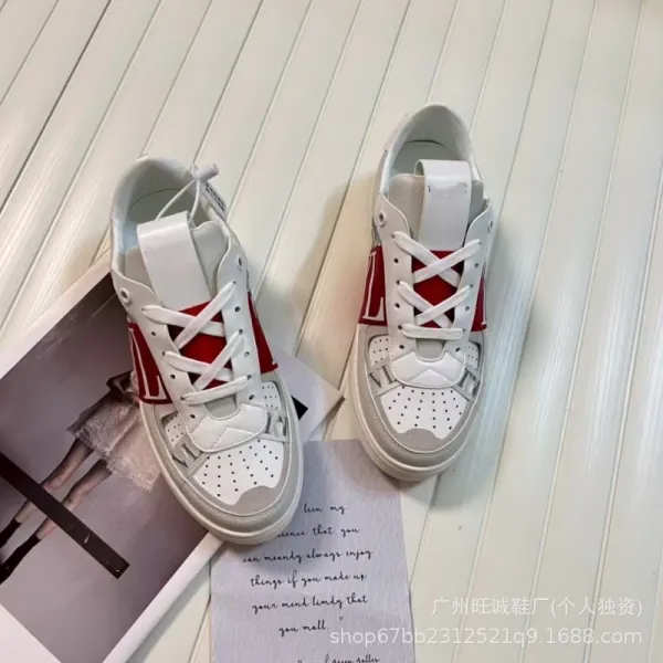 Dior B23 Low-Top Perforated White Gray Sneakers - 18