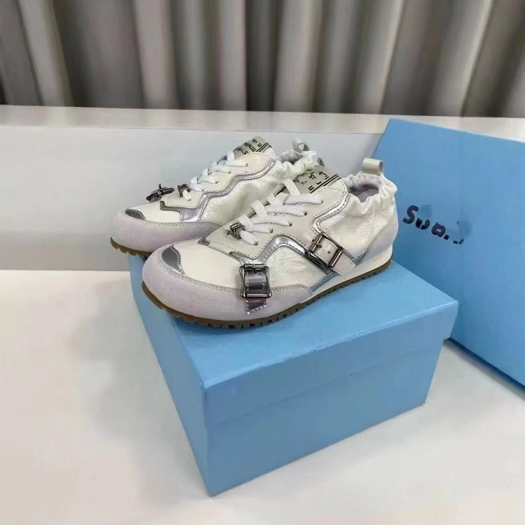 Off-White Industrial Belt Sneakers White/Silver Sneakers - 7