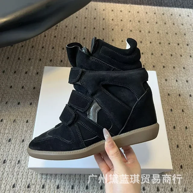 Isabel Marant Sneakers Bekett hidden-wedge high-top Velcro product detail image 2