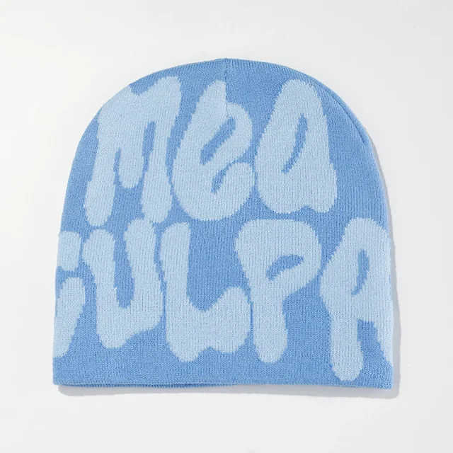 Unbranded Hats Knitted Beanie with Oversized Lettering product detail image 15