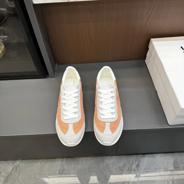 Off-White Diagonal Stripe Runner Red Purple Multicolor Sneakers - 8