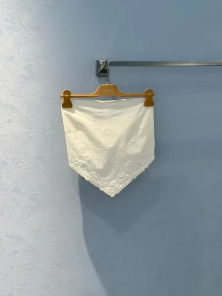 Miu Miu Lace-Trimmed Cotton Underwear White Underwear - 5