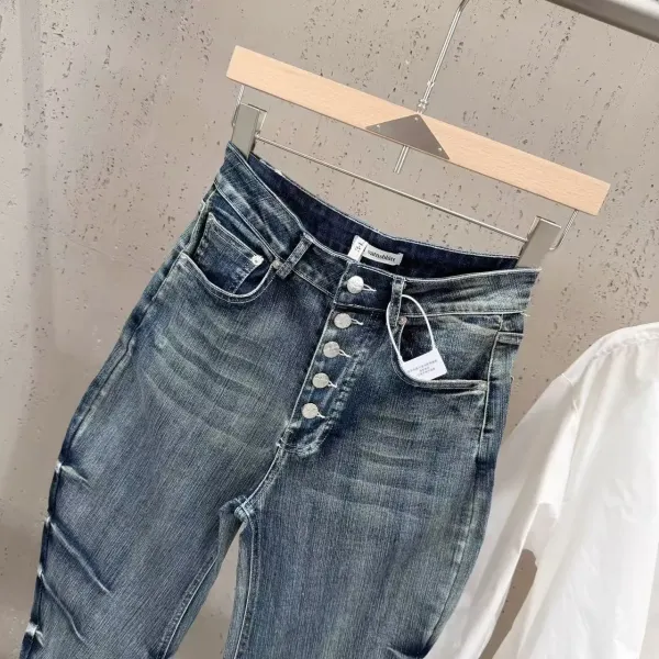 Gallery Dept. Distressed Flared Jeans Dark Wash - 3