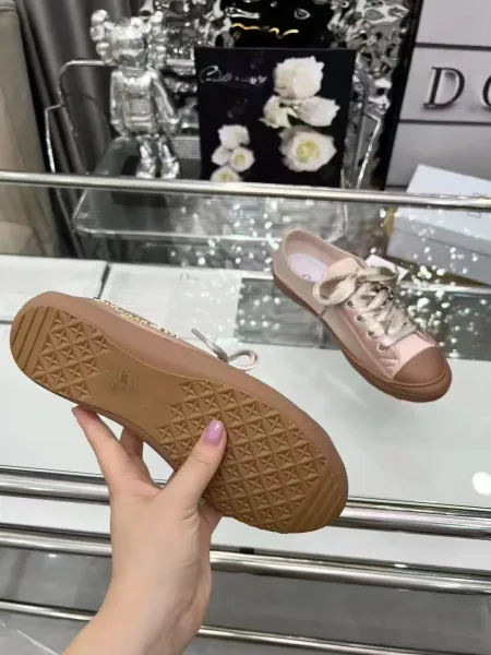 Dior B23 Low-Top Suede Silver Sneakers - 5