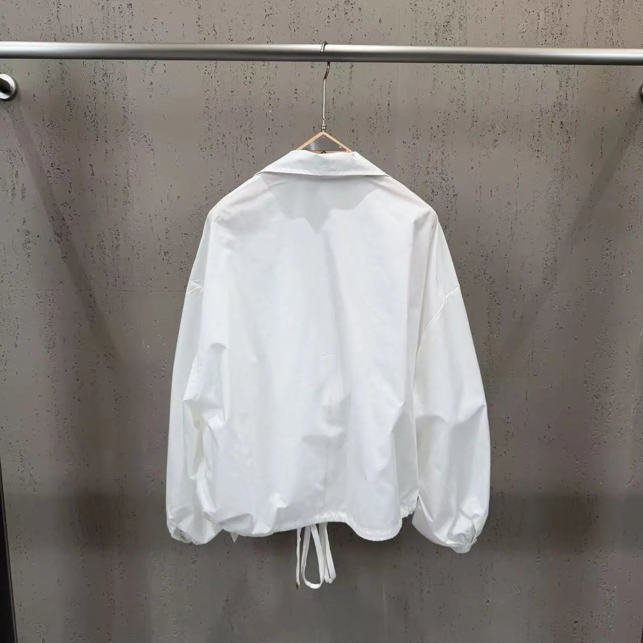 Off-White Zip-Up Windbreaker White Outerwear - 13