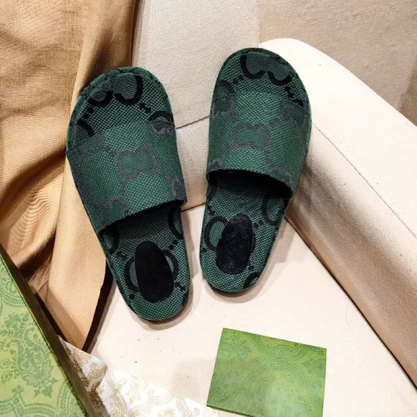 Gucci GG Marmont Slide Sandals Multicolor Slippers - 5