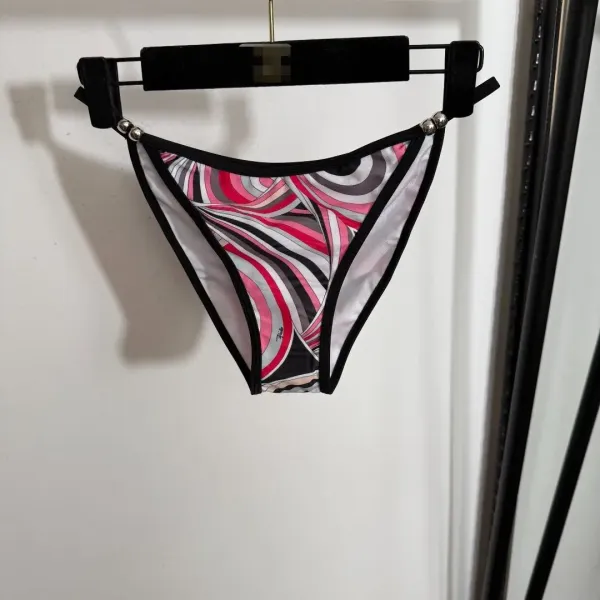Philipp Plein x Pucci-Style Swirl Print Set: Bra, Thong, and Slip Dress - 16