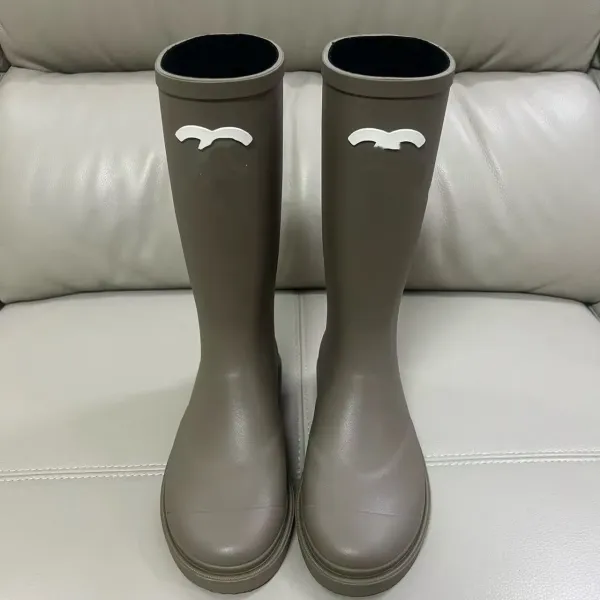 Saint Tears Eagle Logo Rain Boots Black - 5