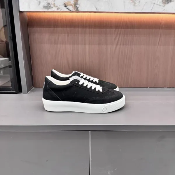 Saint Tears Low-Top Suede Sneakers Pink White - 6