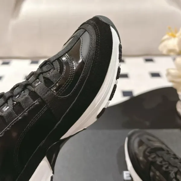 Chanel Sporty Chunky Sneakers Gold Pink White Sneakers - 25