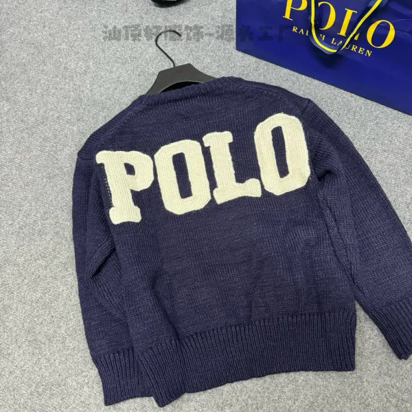 Polo Ralph Lauren x Tokyo Limited Edition V-Neck Knit Sweater Navy - 12