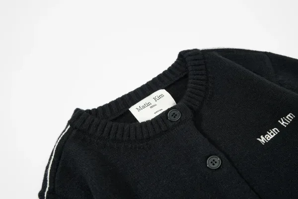 Mian Litt Olive Green Cropped Knit Cardigan - 22