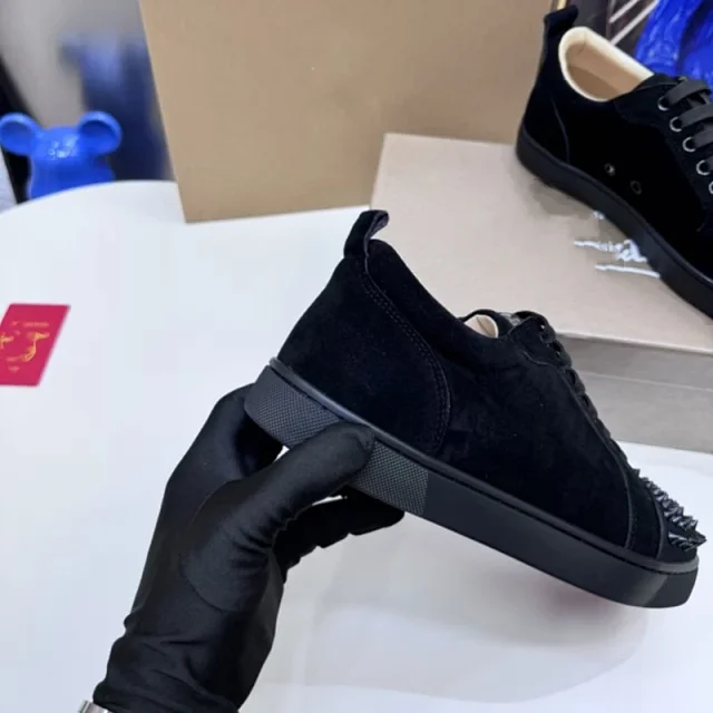 Christian Louboutin Sneakers Low-Top Lace-Up with Spike Studs product detail image 6