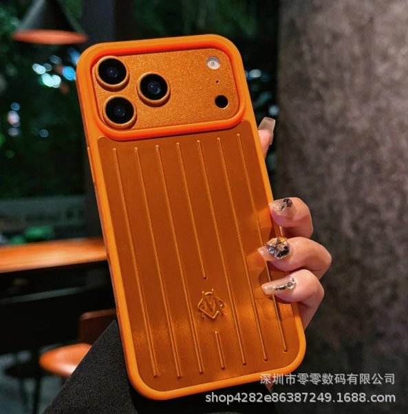 MMY Ribbed Aluminum-Effect Phone Case Silver Gray Phone-Case - 14