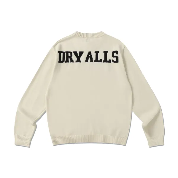 Human Made x Dry Alls Heart Logo Knit Sweater Beige - 7