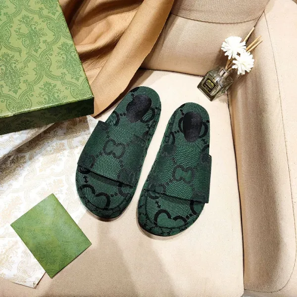 Gucci GG Marmont Slide Sandals Multicolor Slippers - 3