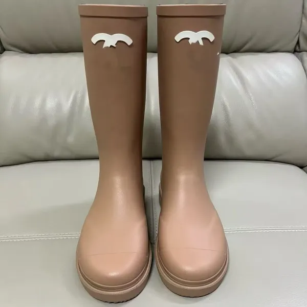 Saint Tears Eagle Logo Rain Boots Black - 4