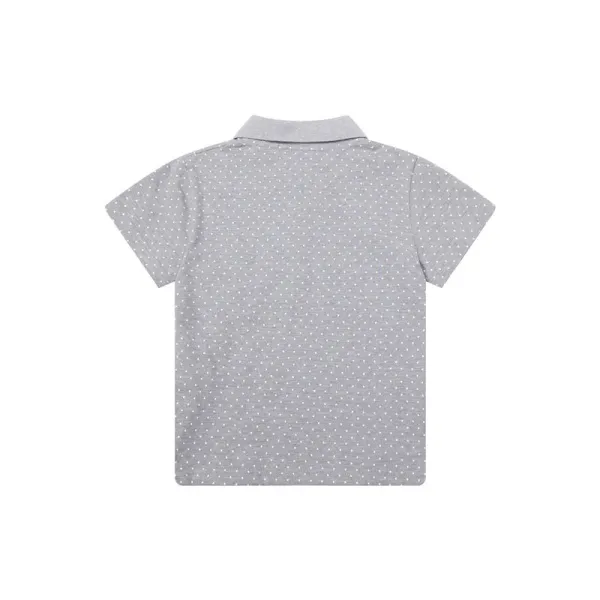 Aeae Polka Dot Gray Polo Shirt - 38