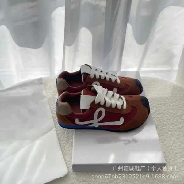 Off-White Diagonal Arrow Low-Top Sneakers Burgundy Brown - 8